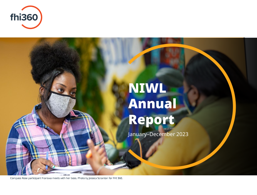 Screenshot of the annual report cover
